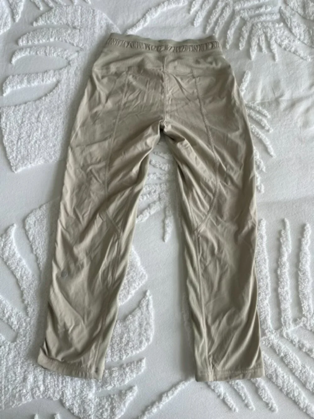 Lululemon Women's Dance Studio Crop Pants Unlined Light Beige - Size 2